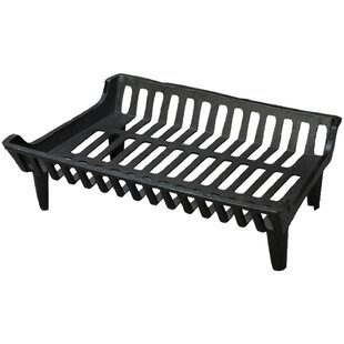 Heavy-Duty Cast Iron Fireplace Grate By Liberty Foundry