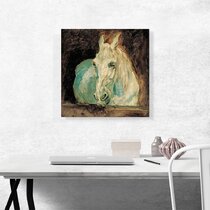 C The White Horse "Gazelle" 1881 Art Print Home Decor Wall Art Poster