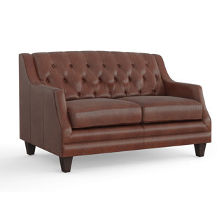 Go to store & view more images Darby Home Co Kashvi Leather Loveseat