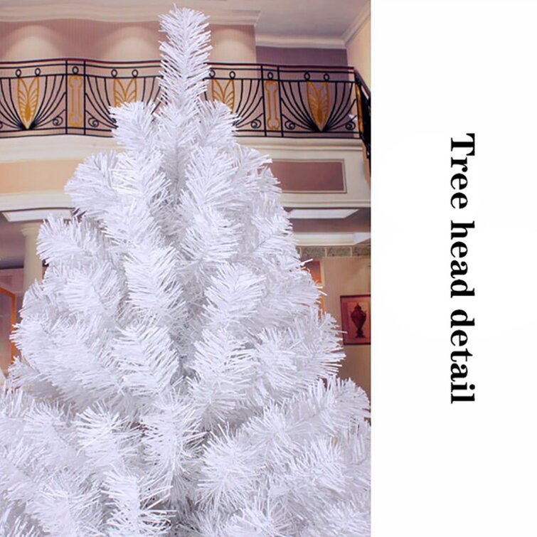 The Holiday Aisle® Hot Sale White Christmas Tree Decoration Newest 2022 Home Decorations Items | Wayfair