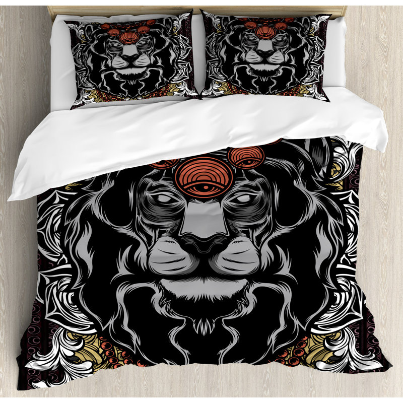 jungle animal duvet cover