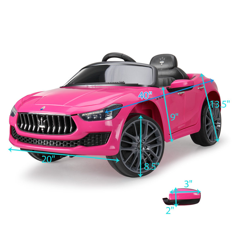 pink maserati toy car