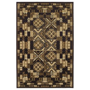 Garside Mosaic Brown Area Rug