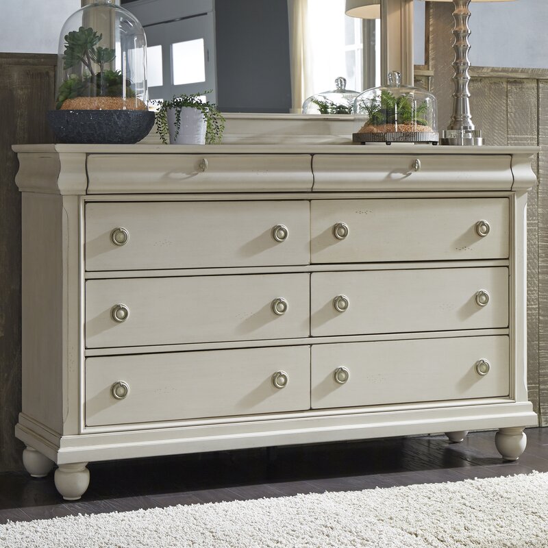 Charlton Home Warlick 8 Drawer Double Dresser Reviews Wayfair