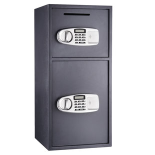 Suredrop Digital Deluxe Double Electronic Lock Depository Safe by