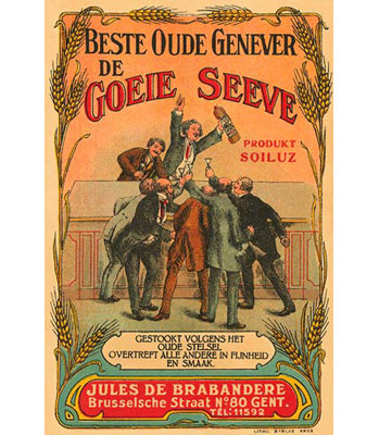 Beste Oude Genever De Goeie Seeve By Litho Myncke Vintage Advertisement Buyenlarge