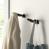 Gold & Silver  Hammered Wall Coat Towel Hanging Bedroom Hooks Metallic Copper 