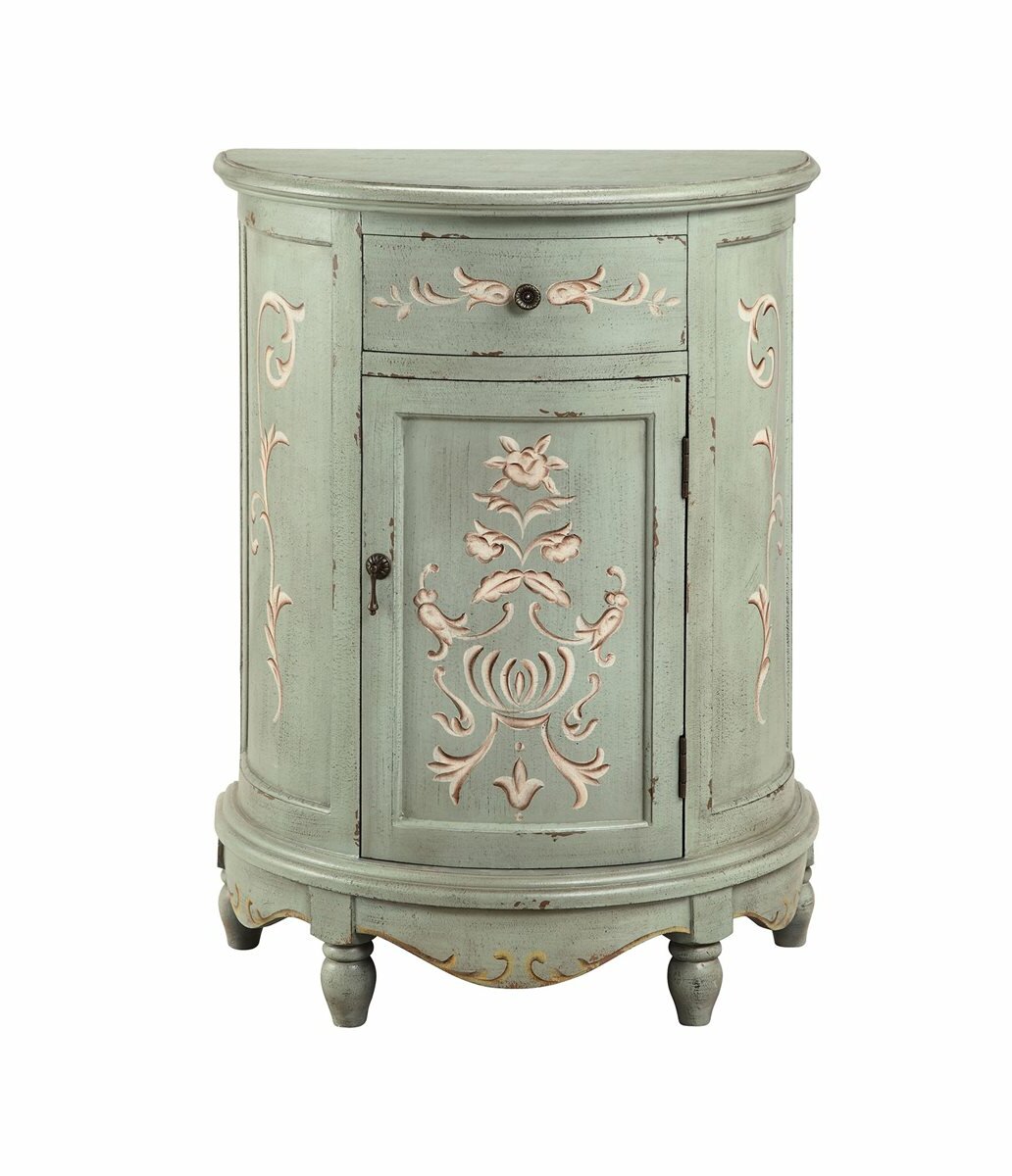 Ophelia Co Belisle Half Circle Accent Cabinet Wayfair