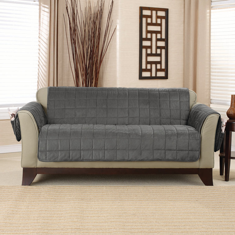 Loveseat / Fits Sofa set of 2 inserts Tuck Once Slipcover Grips, large 