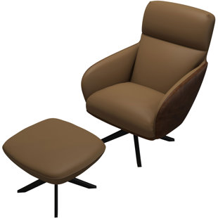 Go to store & view more images Modloft Christie Lounge Chair and Ottoman