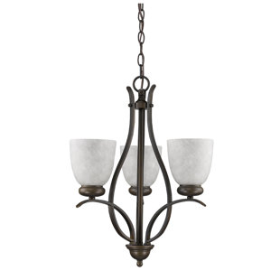 Go to store & view more images Hemby 3-Light Shaded Chandelier by Bloomsbury Market