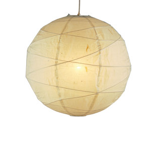 Rice Paper Pendant Wayfair Daughtry 1 Light Pendant