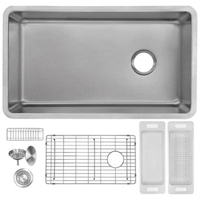 Kibi Usa Handcrafted Stainless Steel 33 L X 19 W Undermount Kitchen Sink Reviews Wayfair