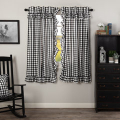Black Buffalo Plaid Curtains Wayfair