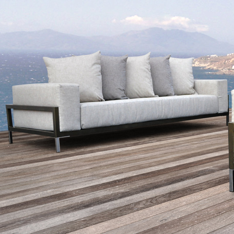 Orren Ellis Tilly Deep Seating Sofa With Cushions Wayfair