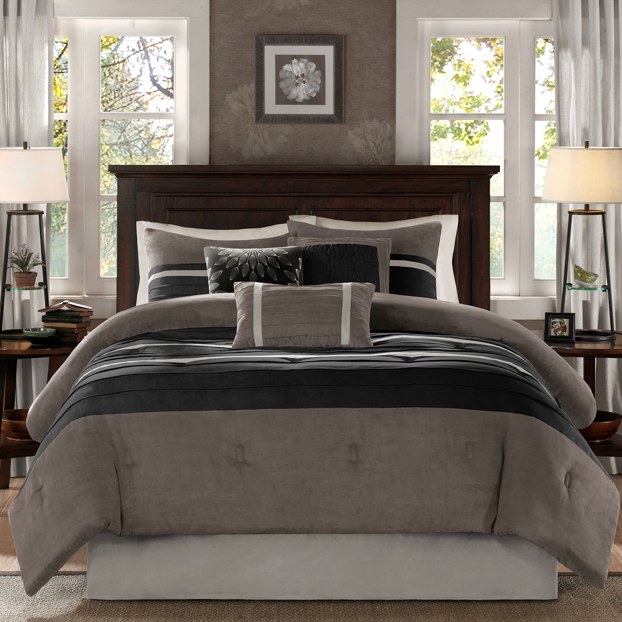 Black Gray Silver Comforters Sets Free Shipping Over 35 Wayfair