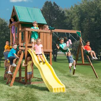 kidkraft grandview deluxe wooden playset