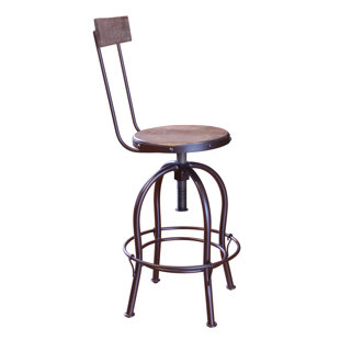 Go to store & view more images Guynn Adjustable Height Bar Stool (Set of 2) by Williston Forge