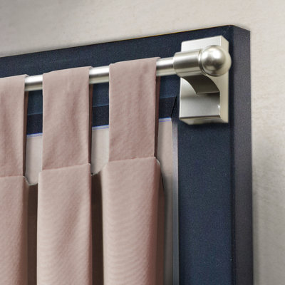 Andover Mills Borgen Magnetic Curtain Single Rod Reviews Wayfair