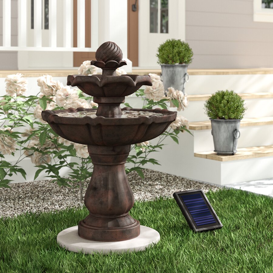 Malpelo Resin Solar Fountain