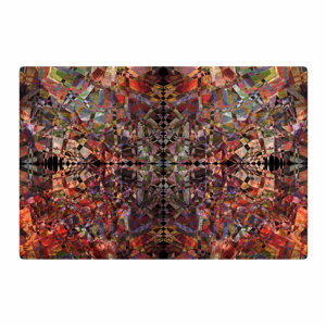 Pia Schneider Mosaic I Vector Orange Area Rug