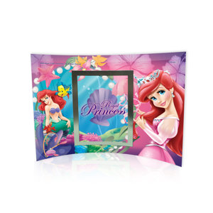Disney Princesses (Ariel) Curved Glass Print with Photo Frame