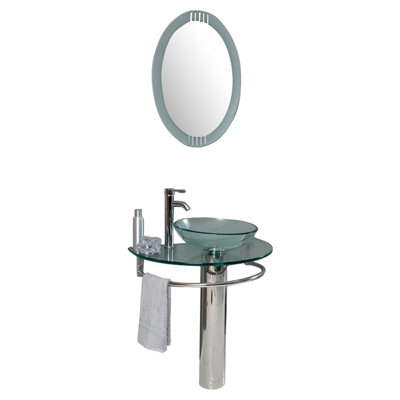 30 Bathroom Pedestal Vanity Glass Vessel Sink Set fresca vetro 18" single cristallino modern bathroom vanity set 30 Bathroom Pedestal Vanity Glass Vessel Sink Set fresca vetro 18" single cristallino modern bathroom vanity set