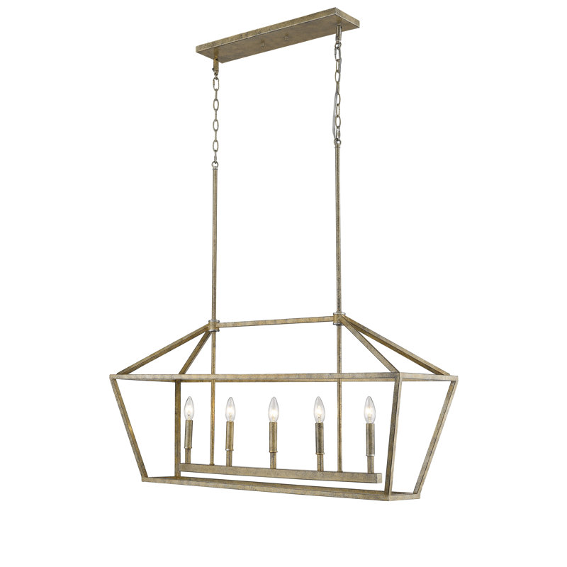 Freemont 5-Light Kitchen Island Linear Pendant: farmhouse lighting