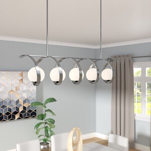 Bacher 5-Light Candle-Style Chandelier