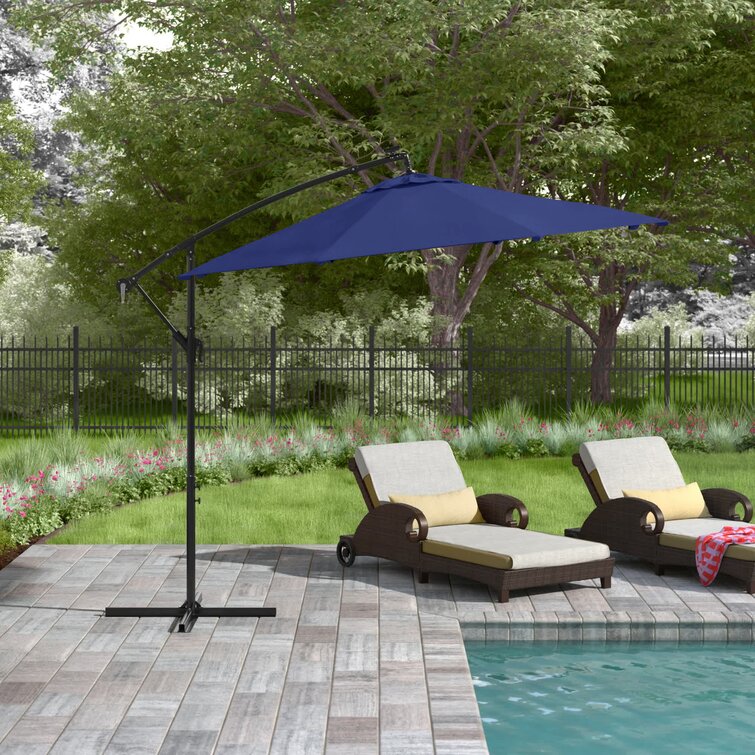 Bayou Breeze Lasalle 120'' Lighted Cantilever Umbrella & Reviews ...