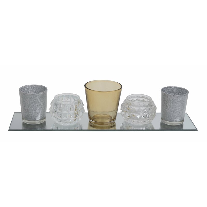 The Holiday Aisle Desmond 6 Piece Glass Votive Holder Set Wayfair Ca