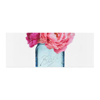 Kess InHouse Oriana Cordero Paradise Teal Trees Table Runner