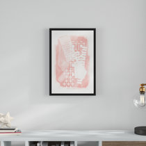 Blush Pink And Grey Wall Art Wayfair