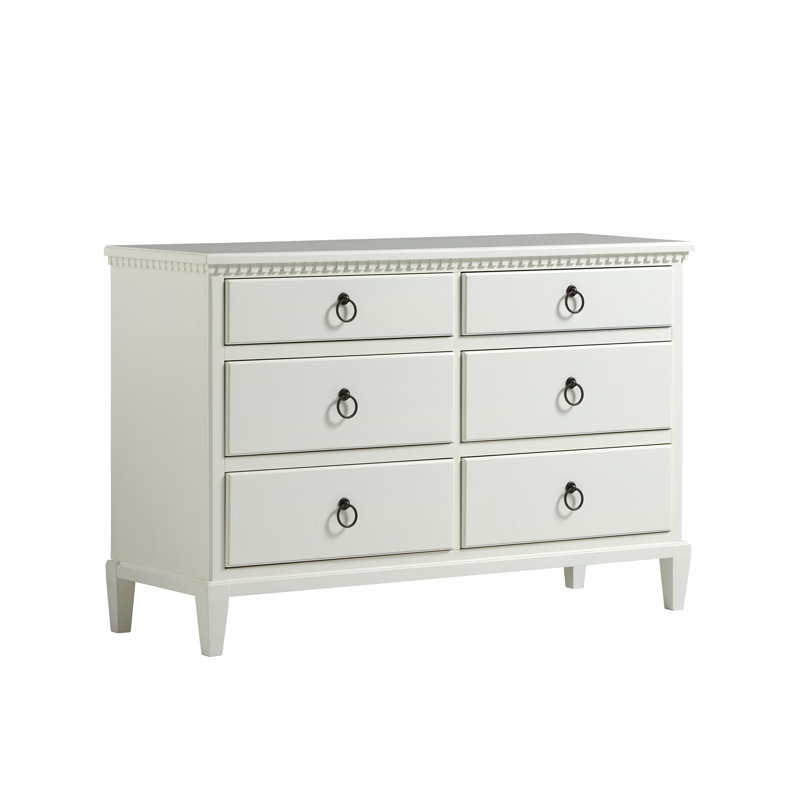 Milone 6 Drawer Double Dresser With Mirror Reviews Joss Main
