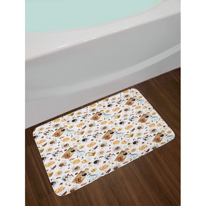 modern bath mat