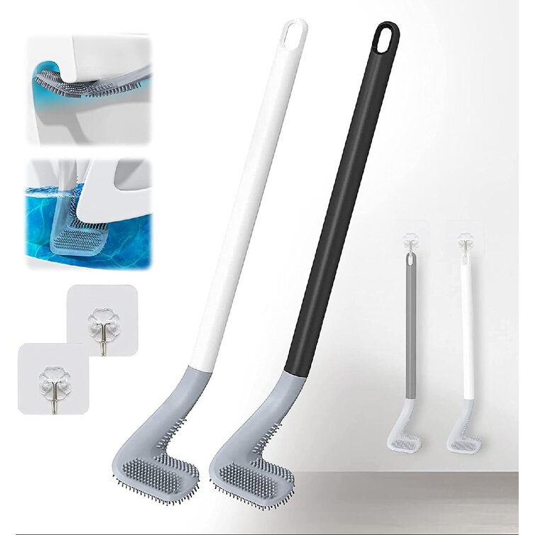Silicone Long-handled Toilet Brush 
