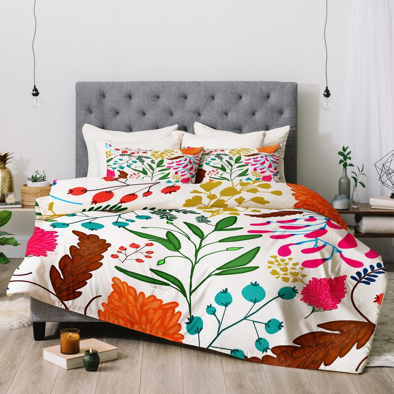 East Urban Home Oranges Charm Comforter Set Reviews Wayfair