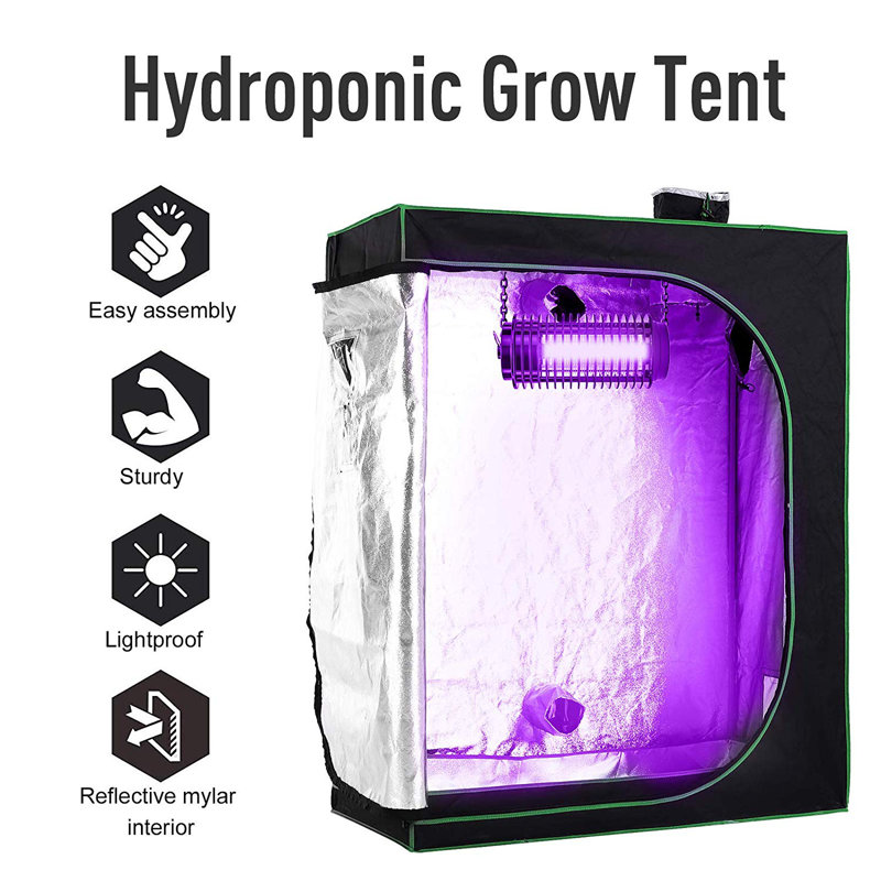 Sol 72 Outdoor Stockstill 4 Ft W X 2 Ft D Hydroponic Grow Tent Reviews Wayfair Co Uk