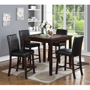 Pub Table 4 Chairs Wayfair Cattle 5 Piece Pub Table Set