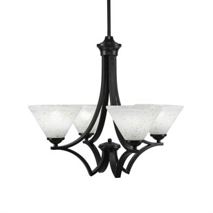 Go to store & view more images Couto 4-Light Shaded Chandelier by Red Barrel Studio