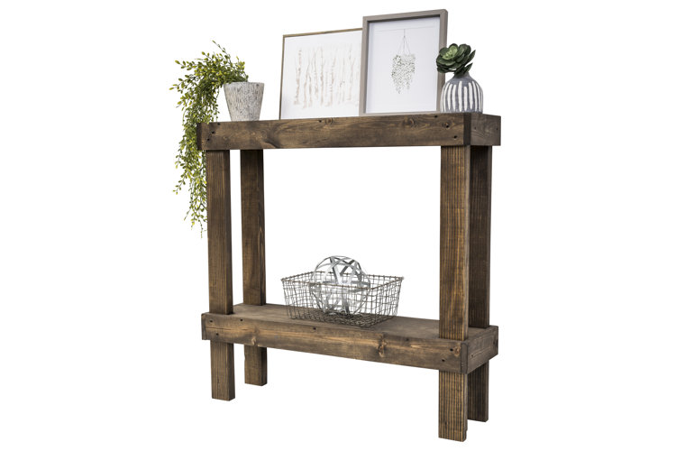 heather wood pallet console table