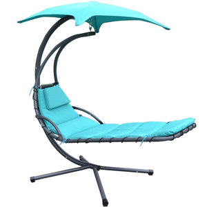 MCombo Polyester and PVC Hanging Chaise Lounger with Stand