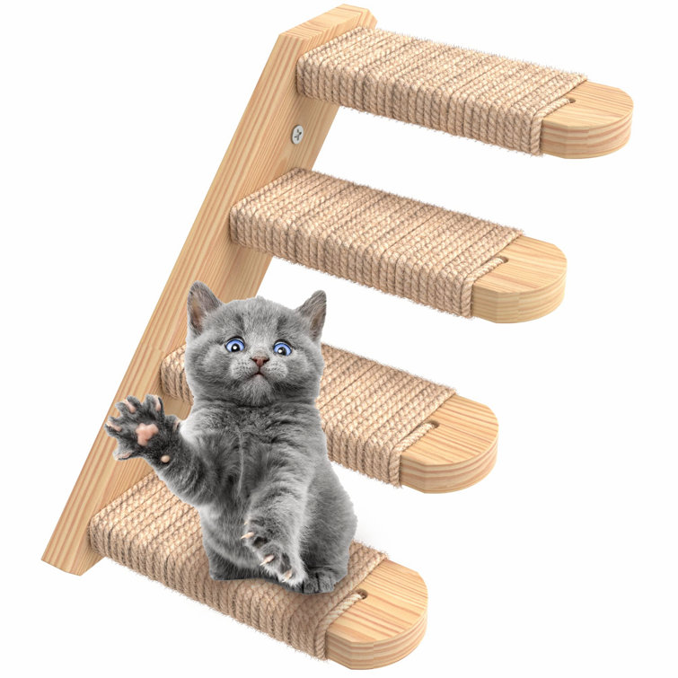 wall shelves for cats to climb