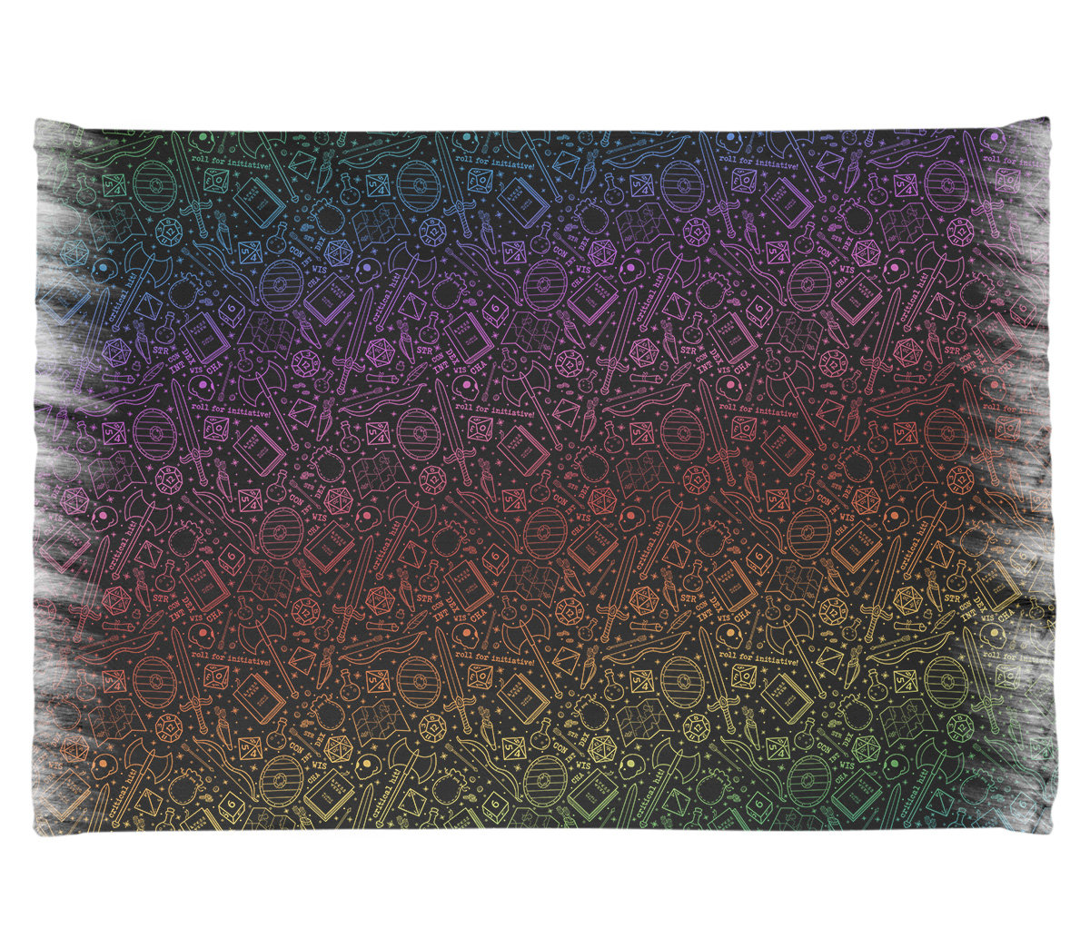 East Urban Home Mcguigan Lines Rpg Black Pink Green Area Rug Wayfair