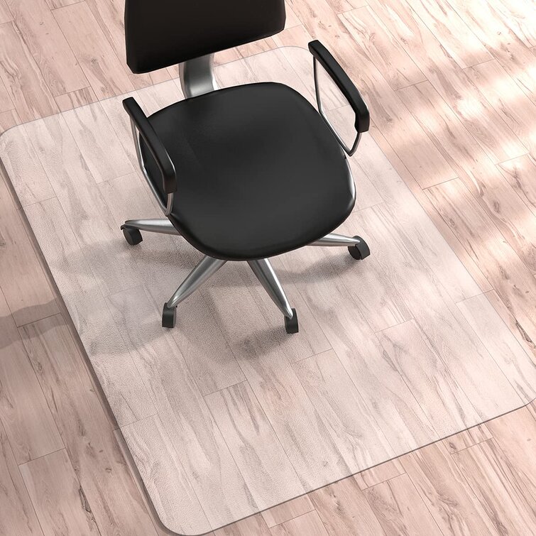 Clear Desk Chair Mat Carpet Hard Wood Laminate Floor Protector PVC Home Office 