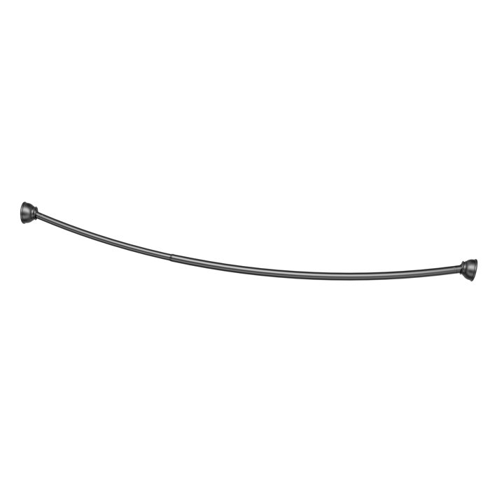 Hotel Comfort 72 Adjule Curved Fixed Shower Curtain Rod Hotel Comfort 72 Adjule Curved Fixed Shower Curtain Rod