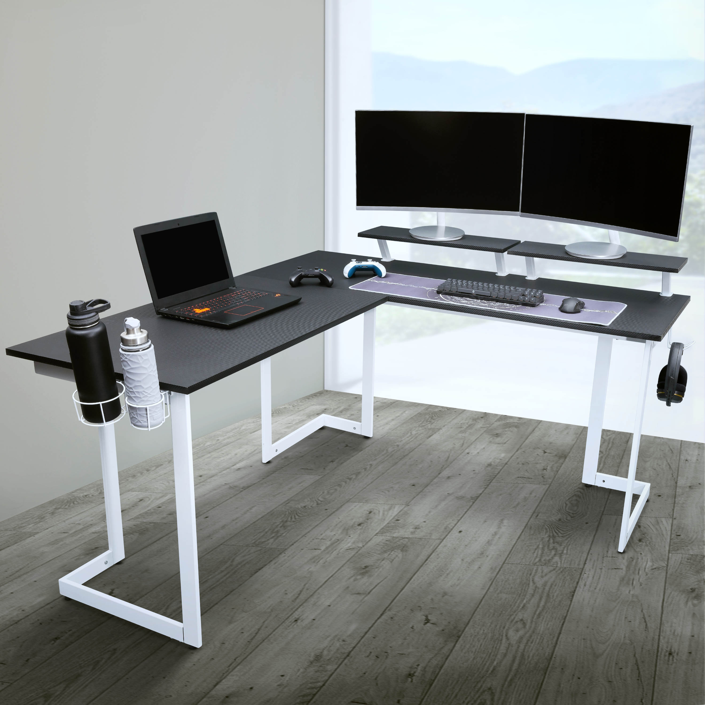 L Desk Gaming / Amazon Com Designa 60 L Shaped Desk Computer Gaming ...