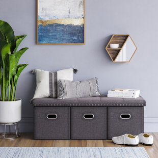 Go to store & view more images Winston Porter Revis Upholstered Storage Bench