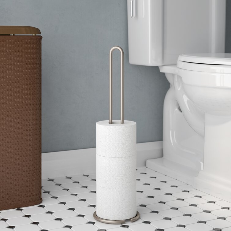 Rebrilliant Freestanding Toilet Paper Holder & Reviews 