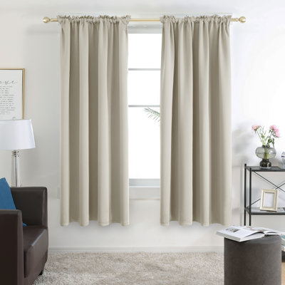 Harlowe Solid Blackout Thermal Curtain Panels